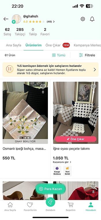  Beden Masa örtüsü, pike takımı yapılır