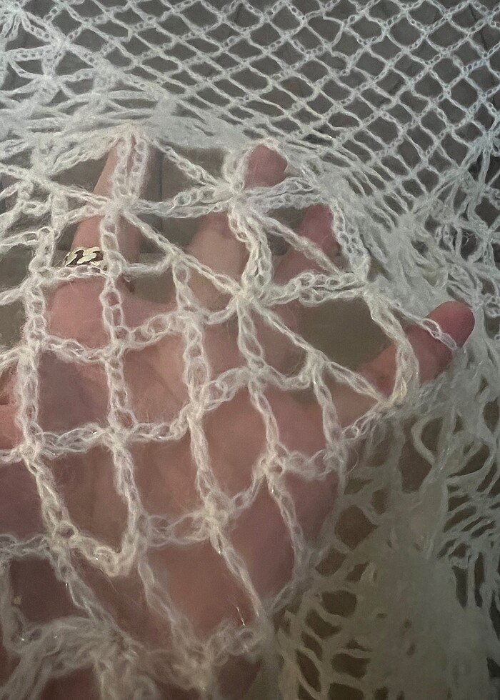 Şal örgü tığ işi - Görsel 2