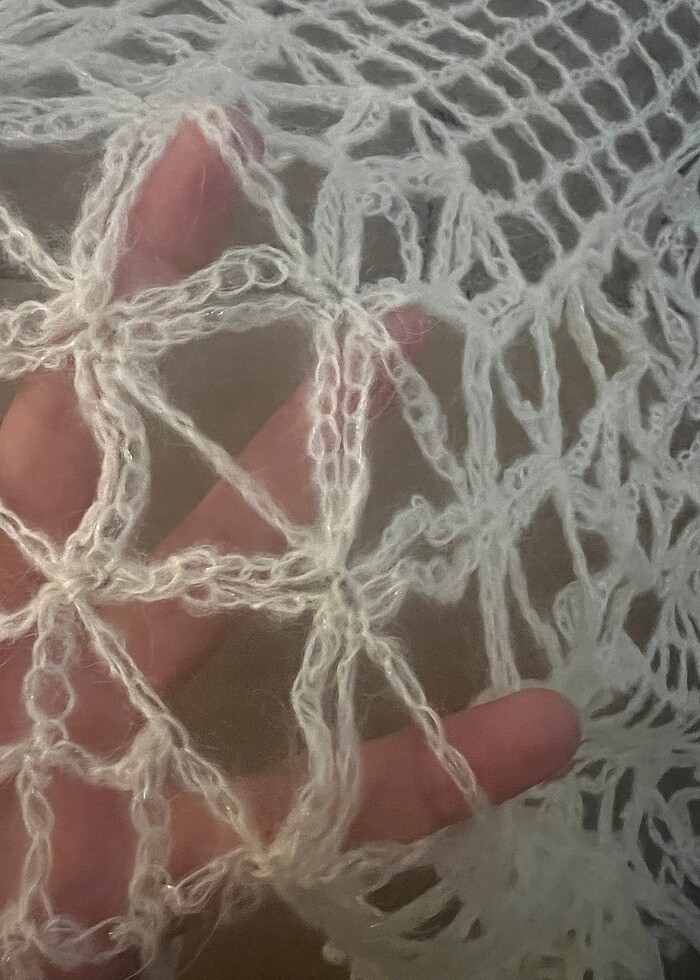 Şal örgü tığ işi - Görsel 3