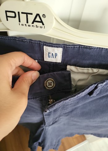 Lacivert Mini Denim Şort - Görsel 4