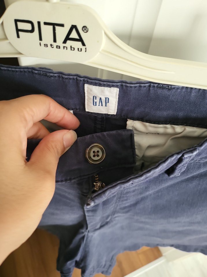 Lacivert Mini Denim  Şort - Görsel 4