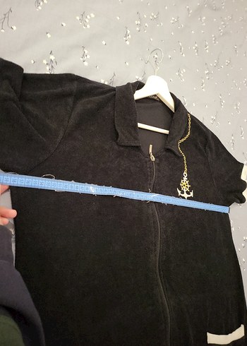 Uzun Siyah Kısa Kollu Goth Kadın Elbisesi - Görsel 6