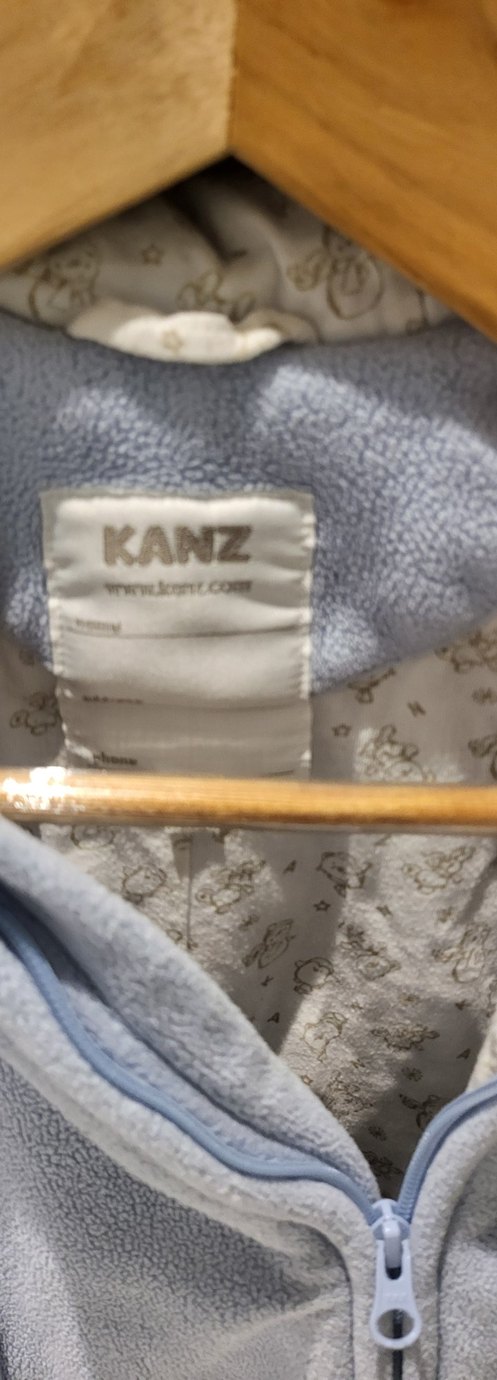 Gri Fermuarlı Bebek Tulumu - Görsel 4