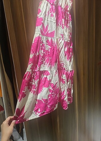 PEOPLE FABRİKA YAZ ELBİSESİ - Görsel 4