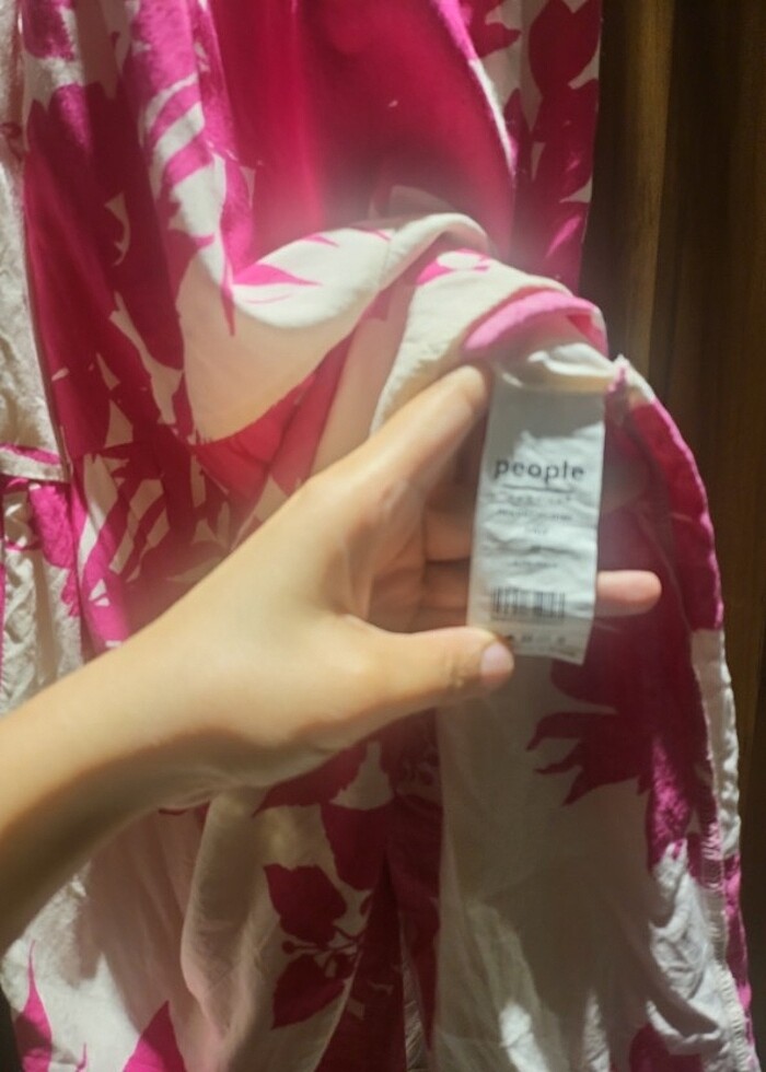 PEOPLE FABRİKA YAZ ELBİSESİ - Görsel 3