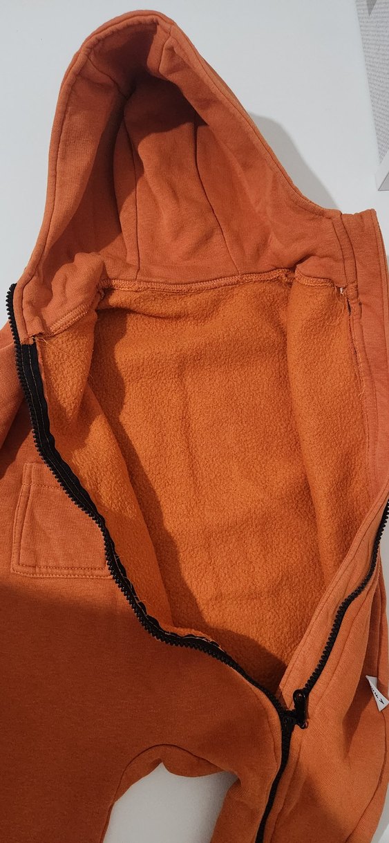 Erkek Kahverengi Fermuarlı Sweatshirt - Görsel 3