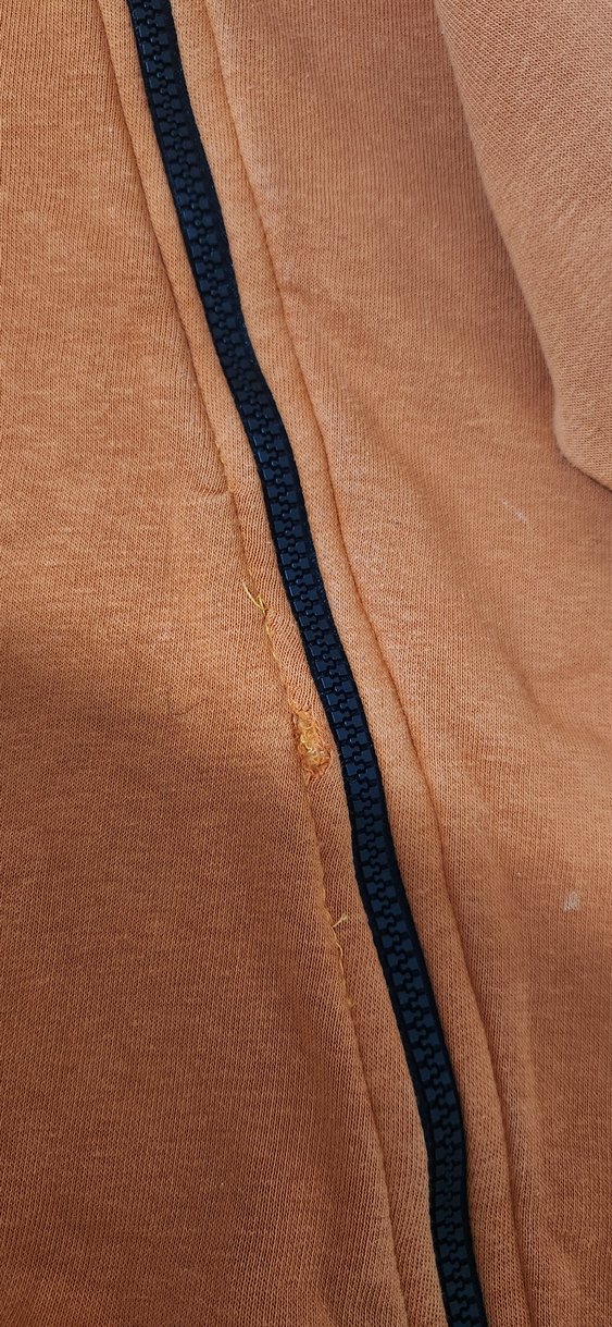 Erkek Kahverengi Fermuarlı Sweatshirt - Görsel 2