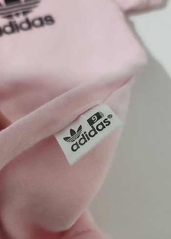 Adidas Pembe Baskılı Kız Bebek Tulum - Görsel 2
