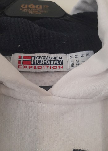 North Of Navy Beyaz Baskılı Kadın Sweatshirt