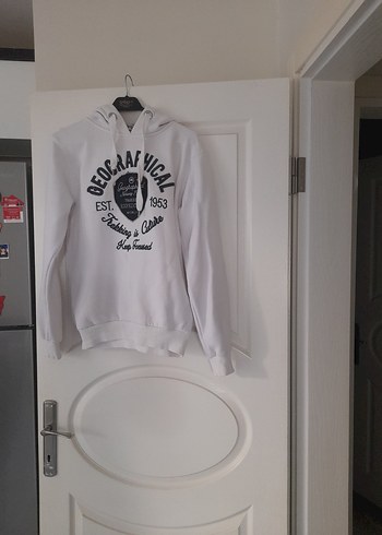 Beyaz Baskılı Kadın Sweatshirt