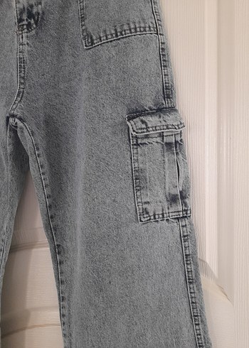 Batik Desenli Kadın Denim Pantolon - Görsel 2