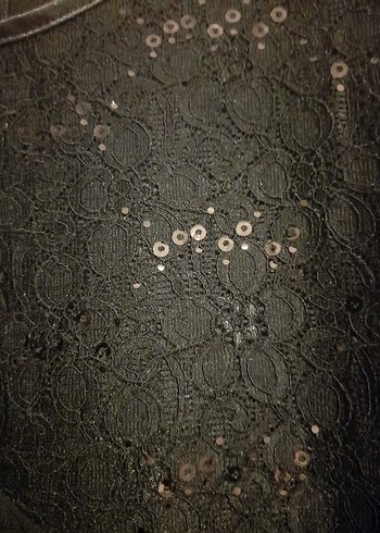 Siyah Drapeli Midi Uzun Kollu Elbise - Görsel 5