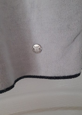 Gri Desenli Rahat Kesim Kadın Triko - Görsel 2