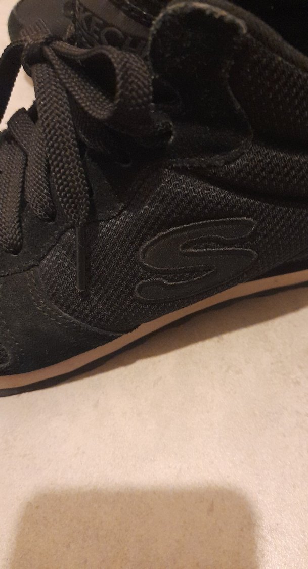 Siyah Kadın Spor Ayakkabı Velcro Detaylı - Görsel 4