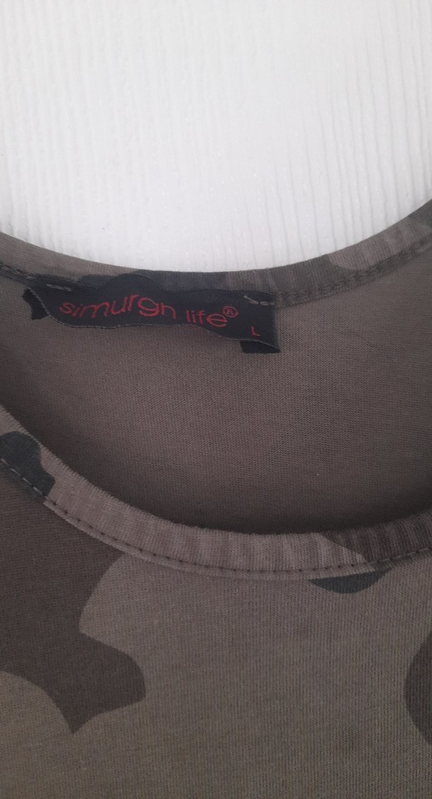 Bayan Kamuflaj Desenli Kemerli Tulum - Görsel 4