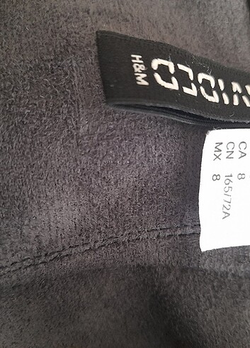 m Beden H&M DERİ ETEK