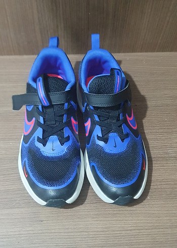 Nike Erkek Çocuk Mavi Bağcıksız Spor Ayakkabı