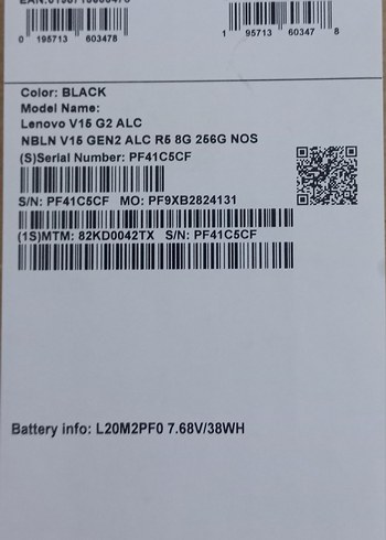 Lenovo V15 G2 ALC - Görsel 2