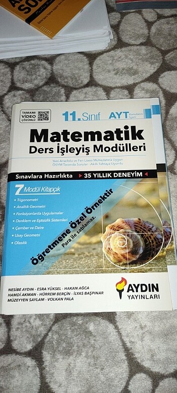 11. SINIF (AYT) MATEMATİK 