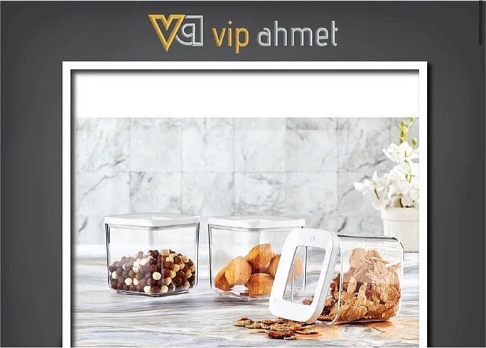 Vipahmet 700 ml 6 adet saklama kabı yeNi