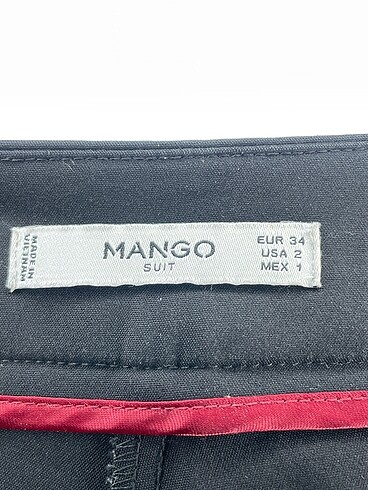 34 Beden siyah Renk Mango Kumaş Pantolon %70 İndirimli.