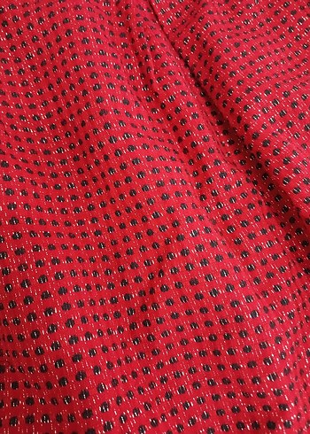 Kolsuz Kırmızı Elbise - Görsel 3