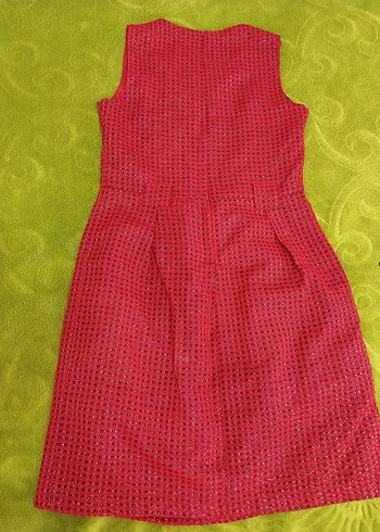 Kolsuz Kırmızı Elbise - Görsel 4