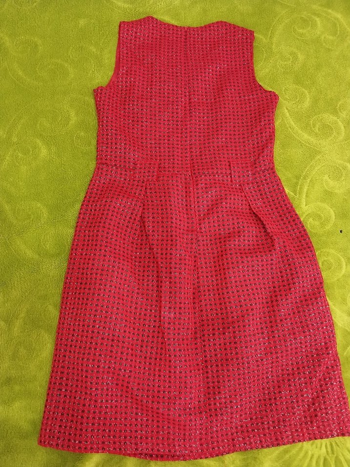 Kolsuz Kırmızı Elbise - Görsel 4