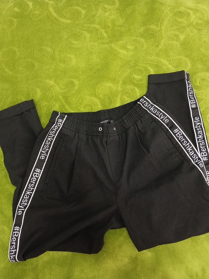 Siyah Rahat Kesim Kadın Kumaş Pantolon - Görsel 3