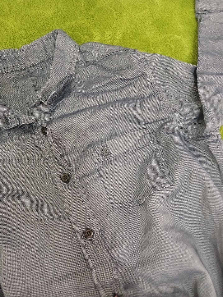 Gri Düğmeli Gömlek / Tunik - Görsel 2