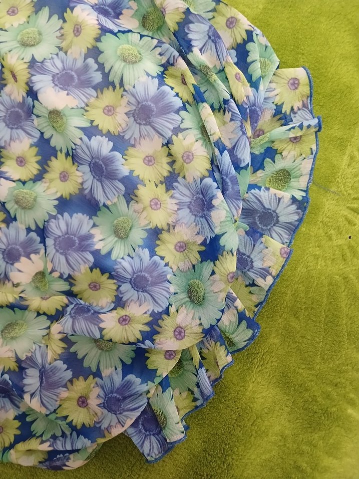 Çiçekli Renkli Çocuk Bluz - Görsel 3