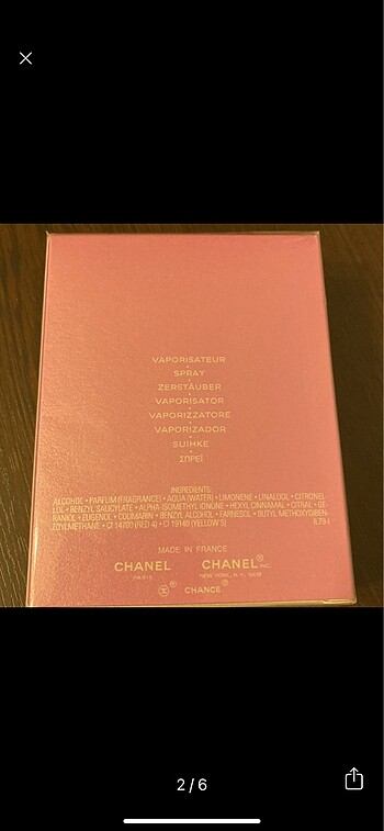 Chanel Change chanel parfüm