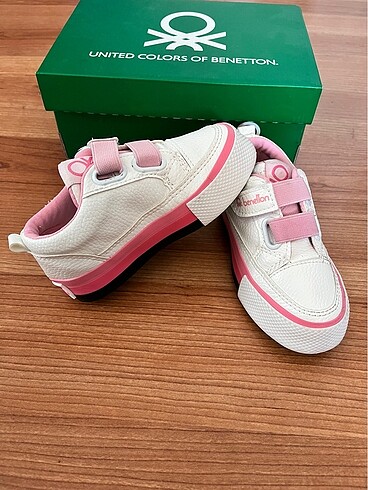 23 Beden çeşitli Renk Benetton pembe beyaz 23 no