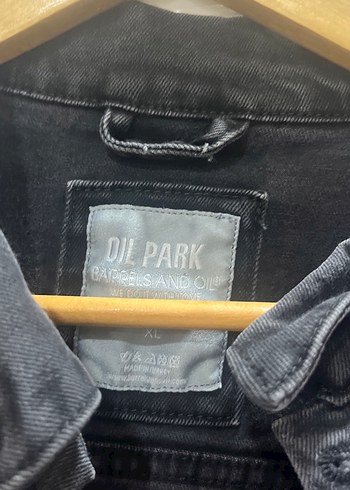 Diğer Siyah Düğmeli Kot Ceket