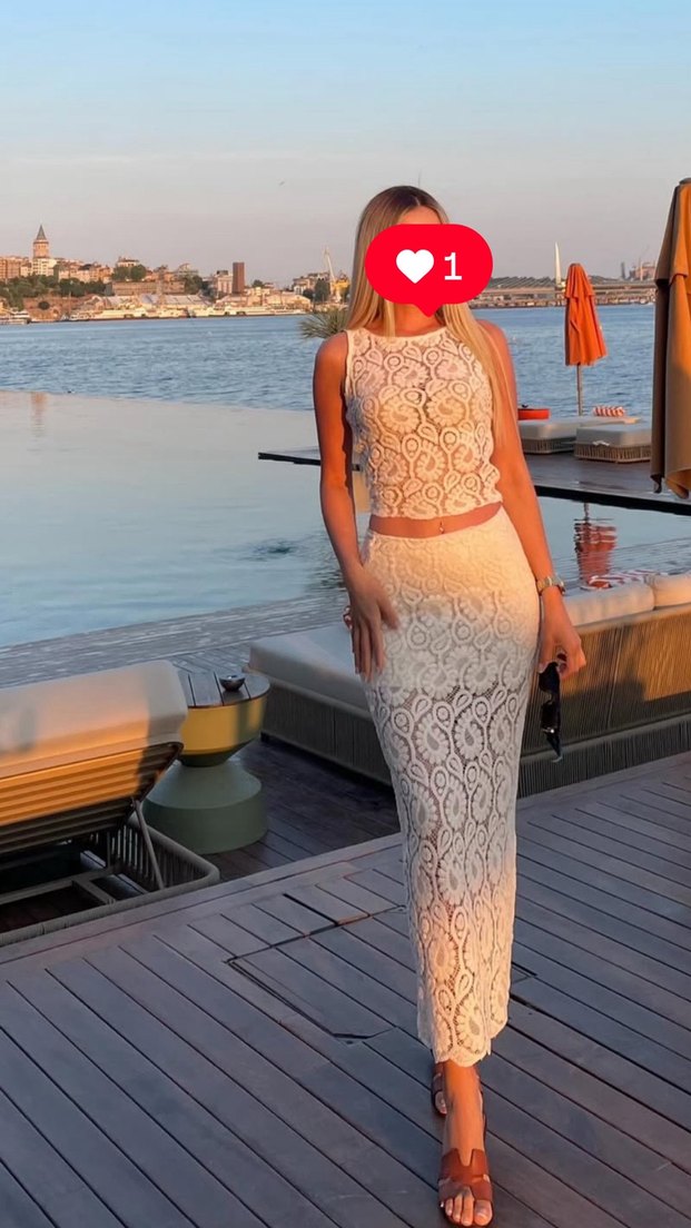 Dantel detaylı alt üst takım - Görsel 2