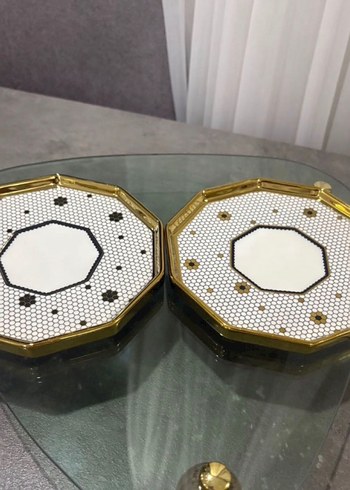 Beyaz ve Altın Detaylı 2'li Fincan Seti - Görsel 3