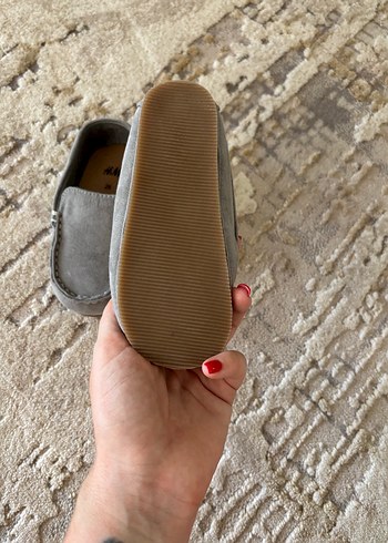 H&M Gri Erkek Çocuk Süet Makosen