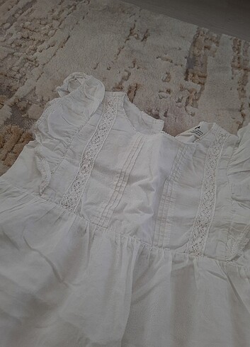 4 Yaş Beden Kız çocuk beyaz elbise