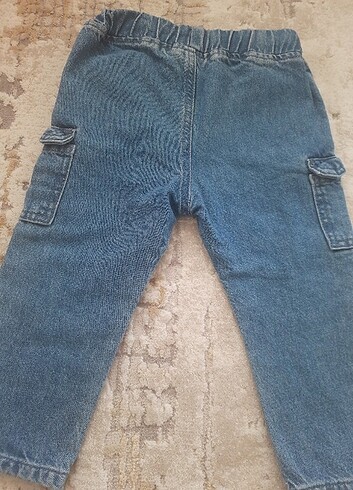 18-24 Ay Beden mavi Renk Erkek çocuk kot pantalon