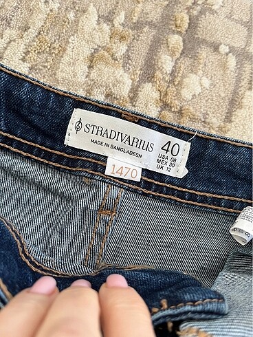 40 Beden Stradivarius kot pantalon