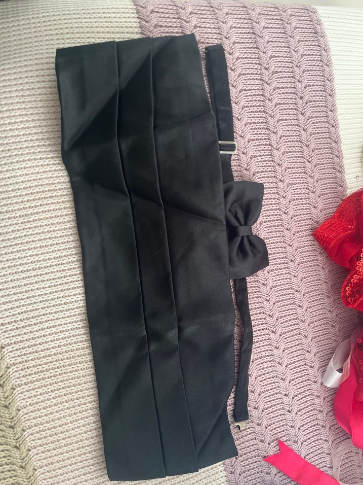 Siyah Gotik Erkek Papyon Seti - Görsel 2