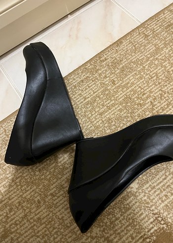 Kadın Siyah Topuklu Laced Stiletto - Görsel 3