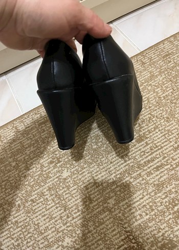 Kadın Siyah Topuklu Laced Stiletto - Görsel 4