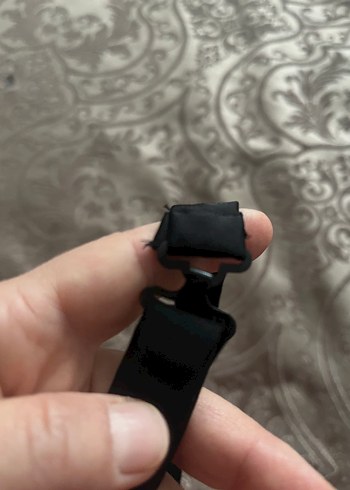 Gri Yılan Desenli Erkek Papyon - Görsel 2