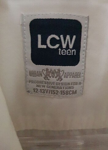 12-13 Yaş Beden Lc waikiki erkek çocuk gömlek