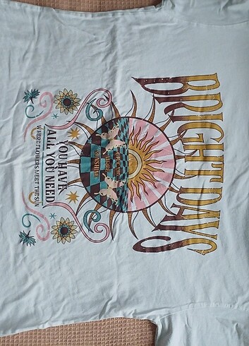 Baskılı Oversize Tshirt