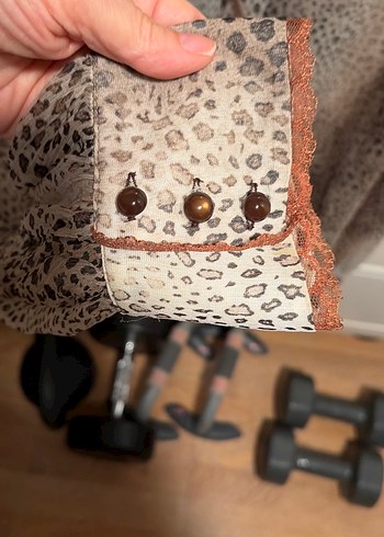 Şifon baskılı Spozio buluz - Görsel 4