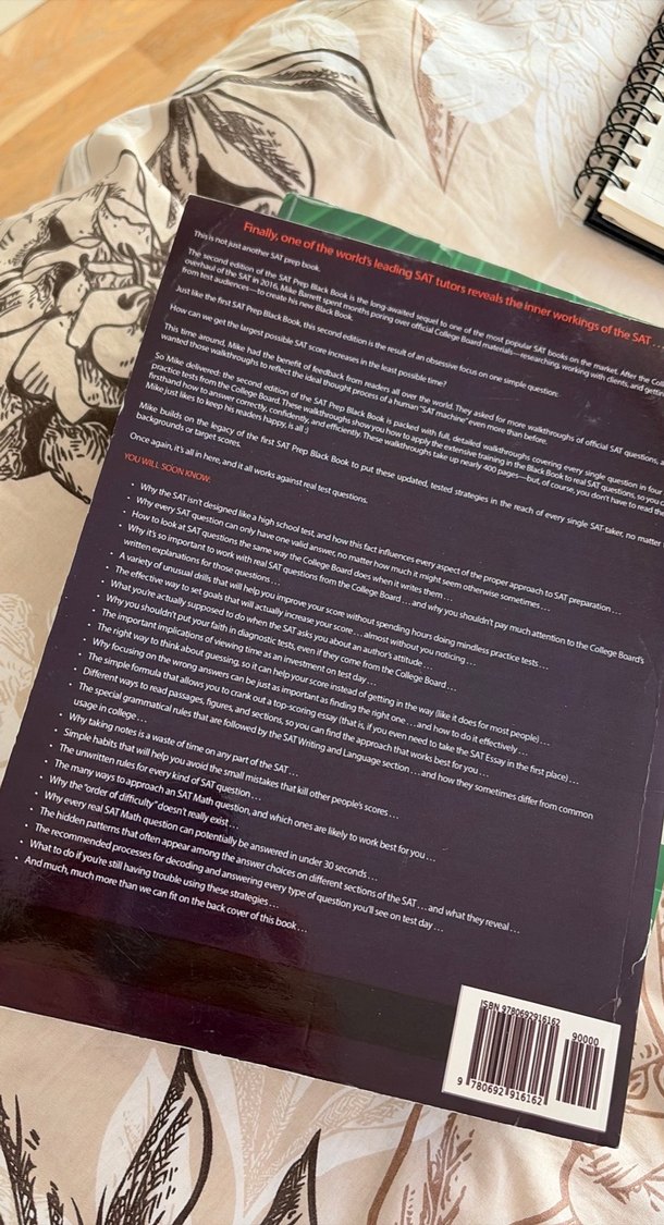 SAT Prep Black Book İkinci Baskı - Görsel 3