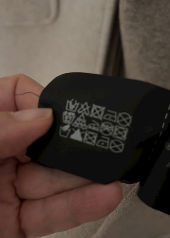 Düğmeli Bej Klasik Kaban - Görsel 6