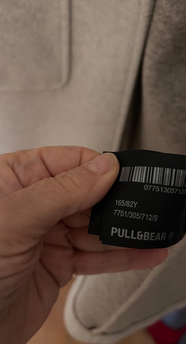 Düğmeli Bej Klasik Kaban - Görsel 5